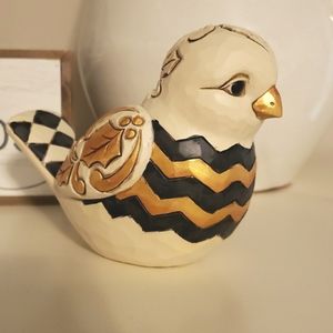 JIM SHORE WINGED WINTER WONDER bird figurine